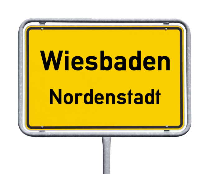 Ortsschild Wiesbaden-Nordenstadt