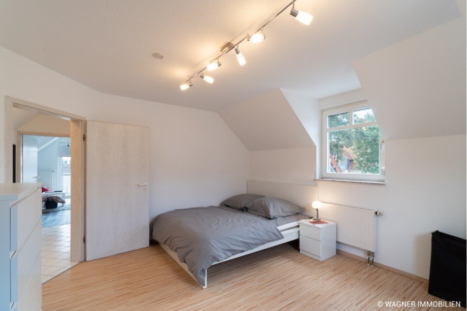 bedroom Dachgeschosswohnung Wiesbaden