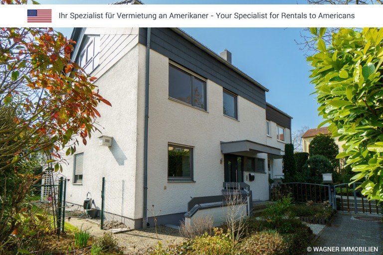front view Wiesbaden Doppelhaushlfte Modernized house with garden and underground parking | WAGNER IMMOBILIEN