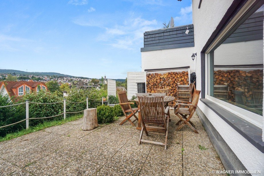 terrace with view Erdgeschosswohnung Taunusstein