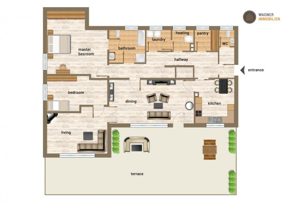 floor plan Erdgeschosswohnung Taunusstein