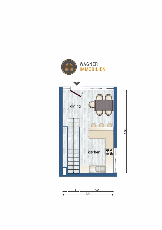 floor plan 1st floor Maisonettewohnung Wiesbaden